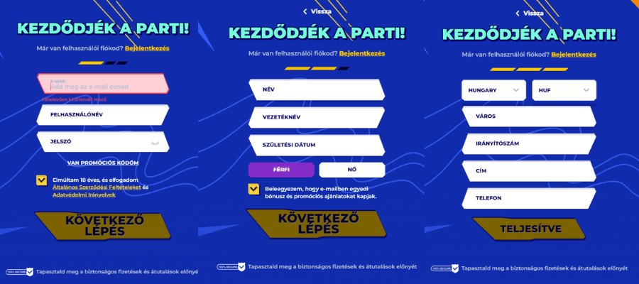 MrPacho értékelés regisztráció lépései
