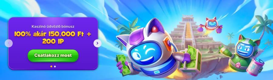 Robocat értékelés üdvözlő  bónusz