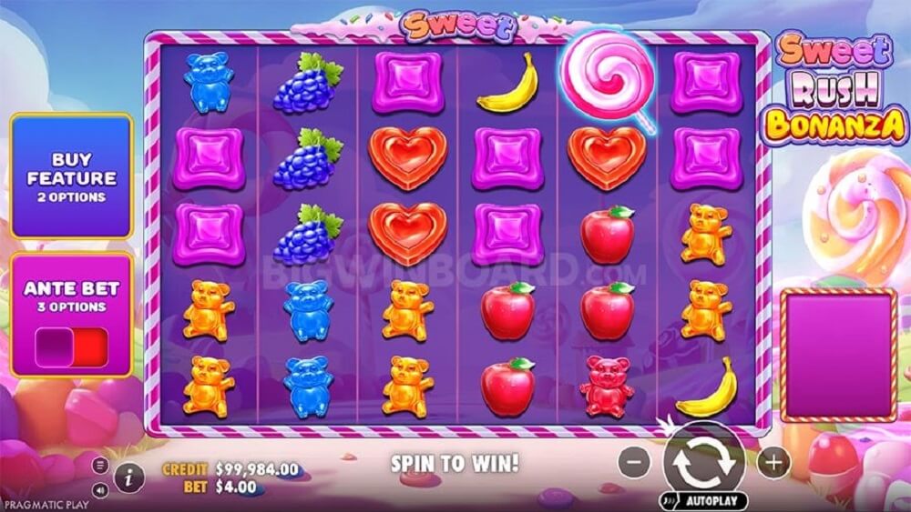 Sweet Rush Bonanza értékelés start