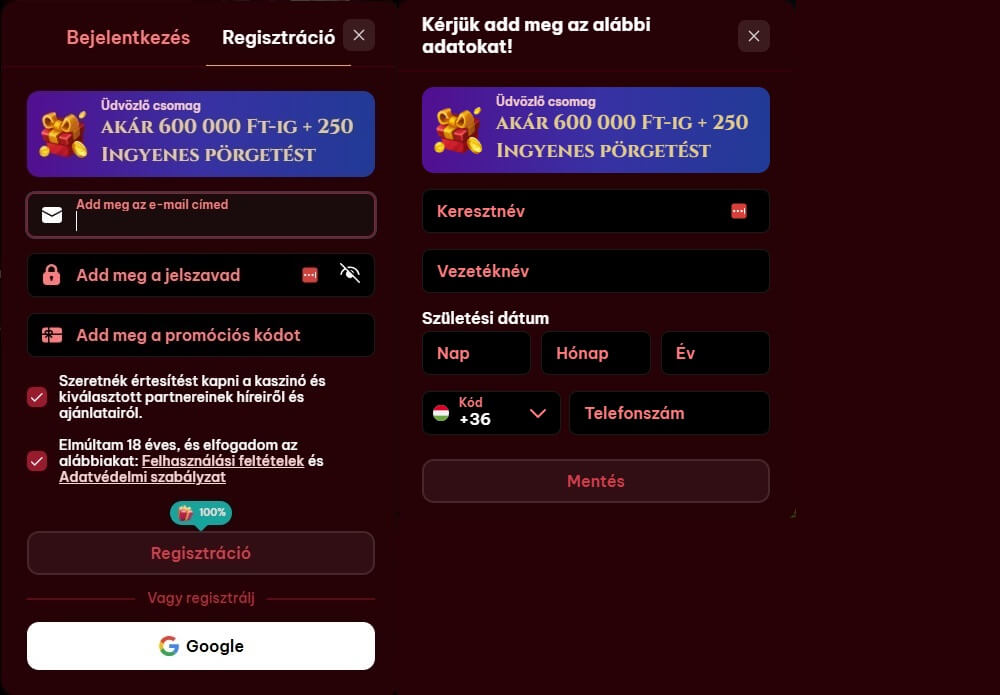 Spino Gambino értékelés regisztráció