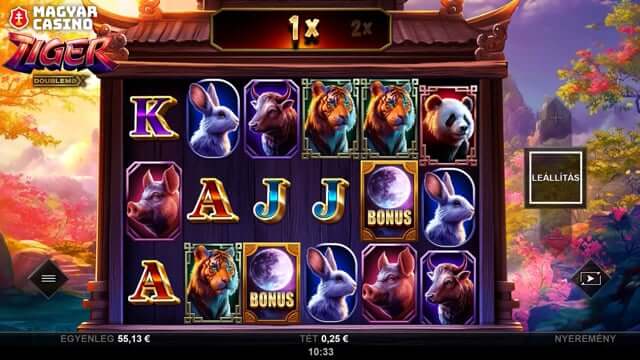 Maximális Nyeremény: Tiger Doublemax Nyerőgép